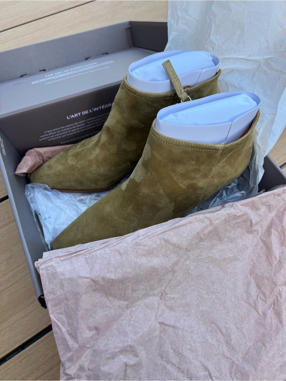 Franko Sarto- Josiah Green Suede Women's Ankle Boots - US 10 - Picture 2 of 9